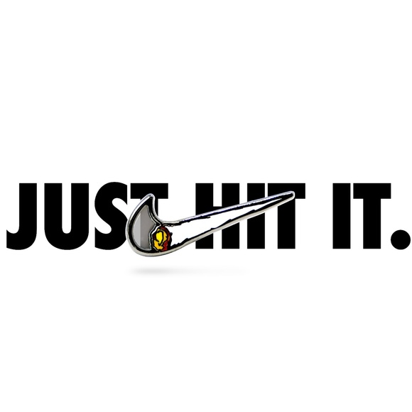 Just Hit It Lapel Pin - Picture 3 of 3